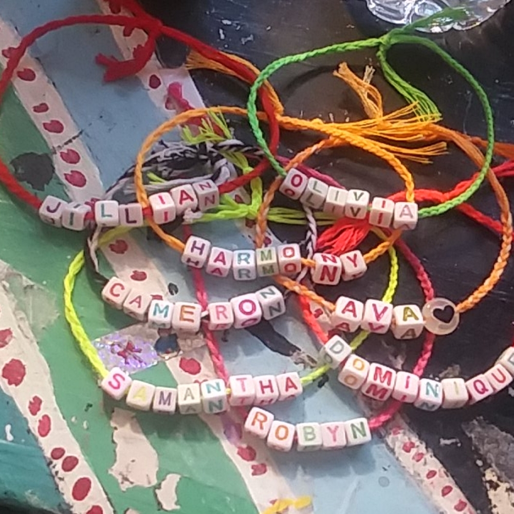 Friendship Bracelet with Names
